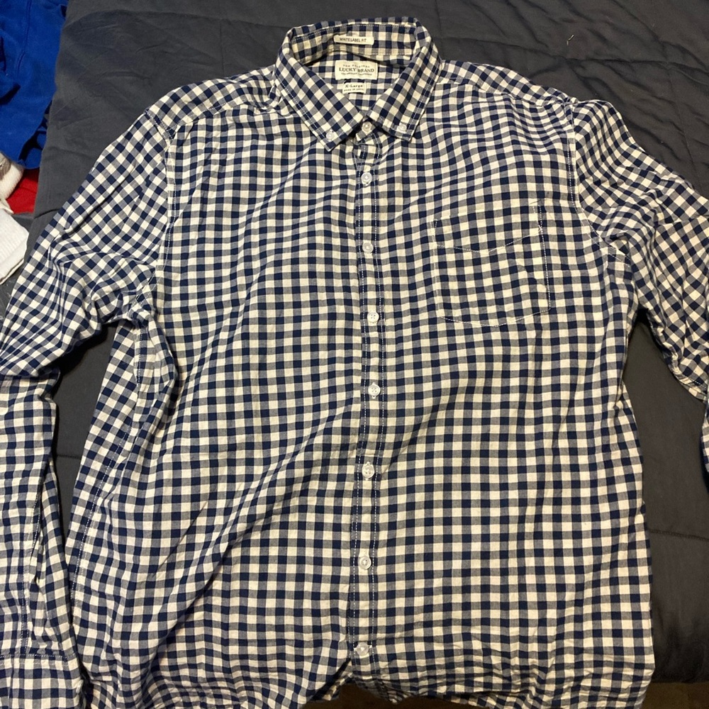 Lucky brand XL button down shirt